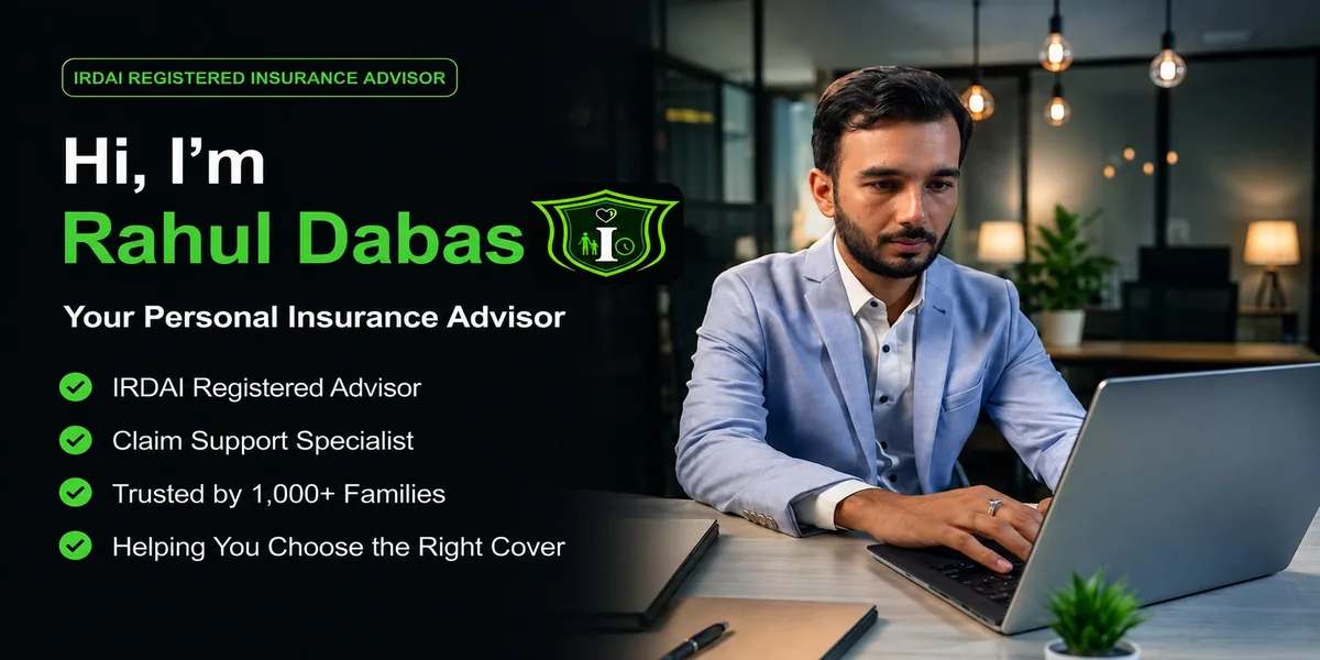 Hi, I am Rahul Dabas — Your Personal Insurance Advisor
