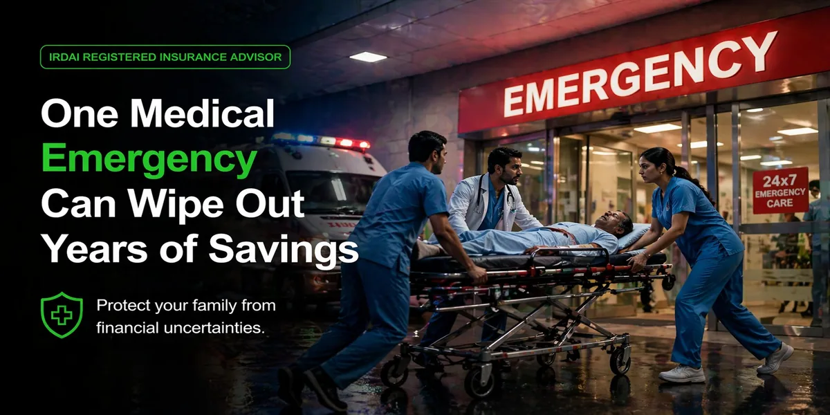 One Medical Emergency Can Wipe Out Years of Savings — iSuraksha
